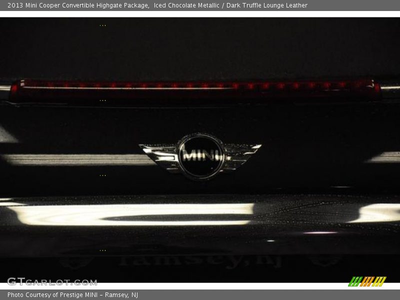 Iced Chocolate Metallic / Dark Truffle Lounge Leather 2013 Mini Cooper Convertible Highgate Package