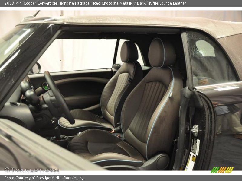 Iced Chocolate Metallic / Dark Truffle Lounge Leather 2013 Mini Cooper Convertible Highgate Package