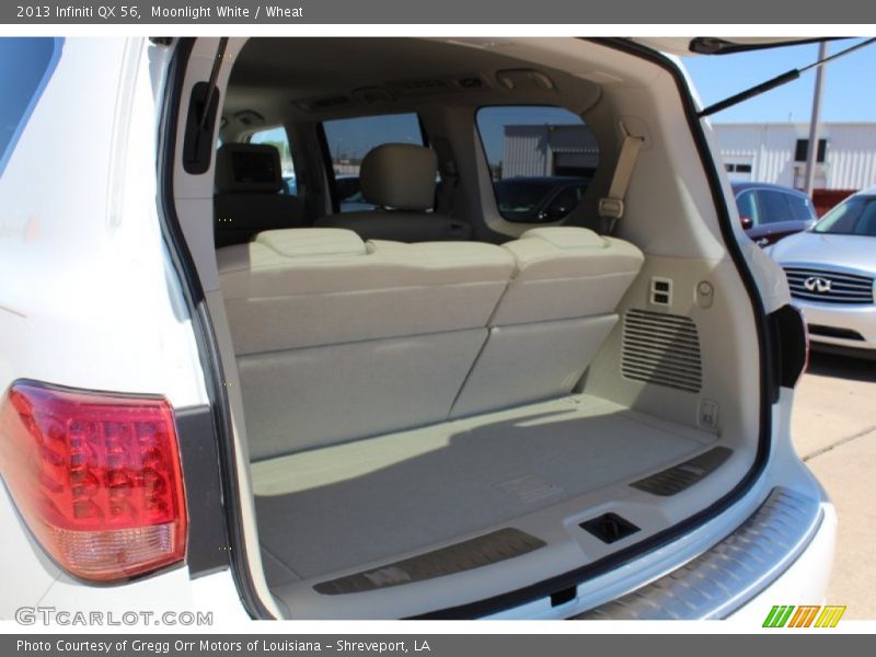 Moonlight White / Wheat 2013 Infiniti QX 56