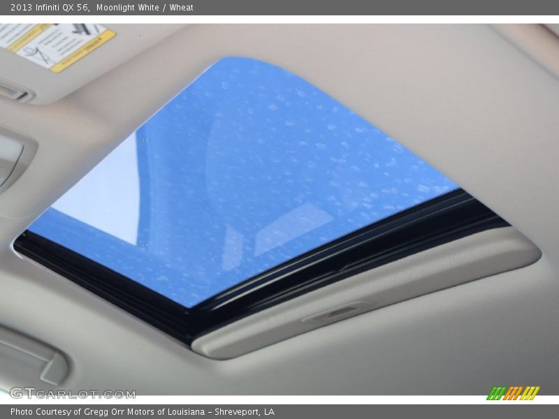 Sunroof of 2013 QX 56