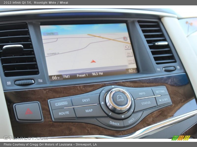 Navigation of 2013 QX 56