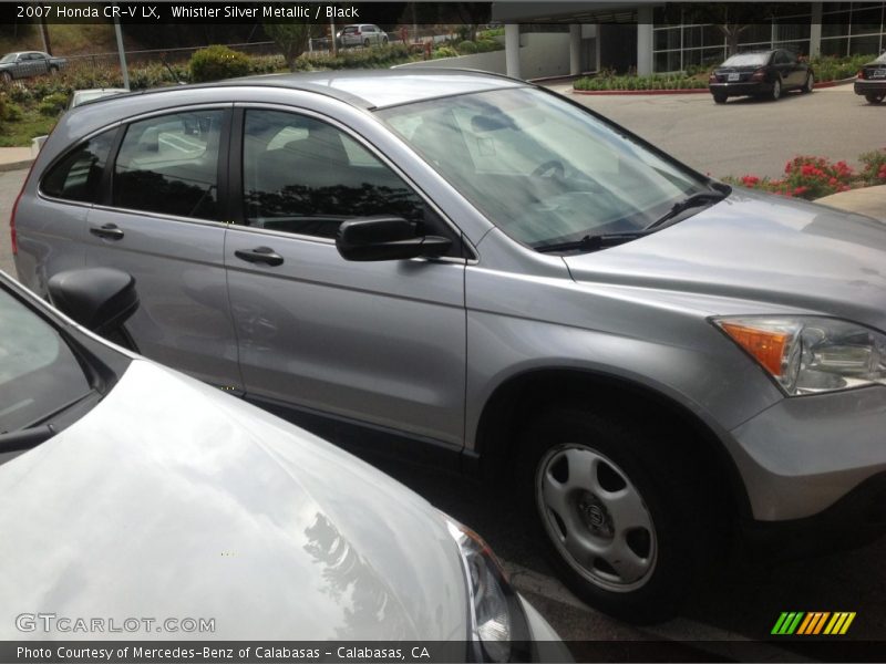 Whistler Silver Metallic / Black 2007 Honda CR-V LX