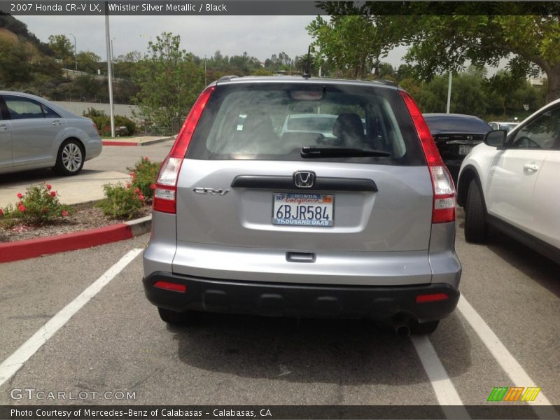 Whistler Silver Metallic / Black 2007 Honda CR-V LX