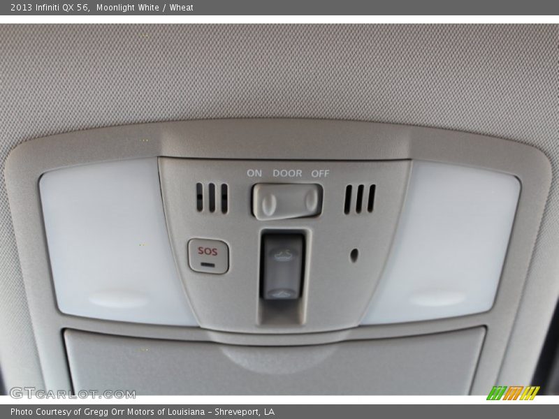 Moonlight White / Wheat 2013 Infiniti QX 56