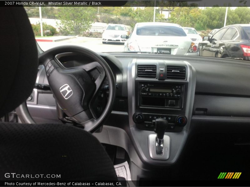 Whistler Silver Metallic / Black 2007 Honda CR-V LX