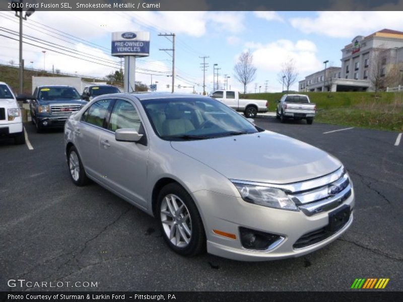 Smokestone Metallic / Camel 2010 Ford Fusion SEL