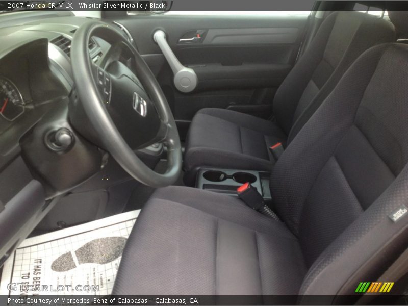 Whistler Silver Metallic / Black 2007 Honda CR-V LX