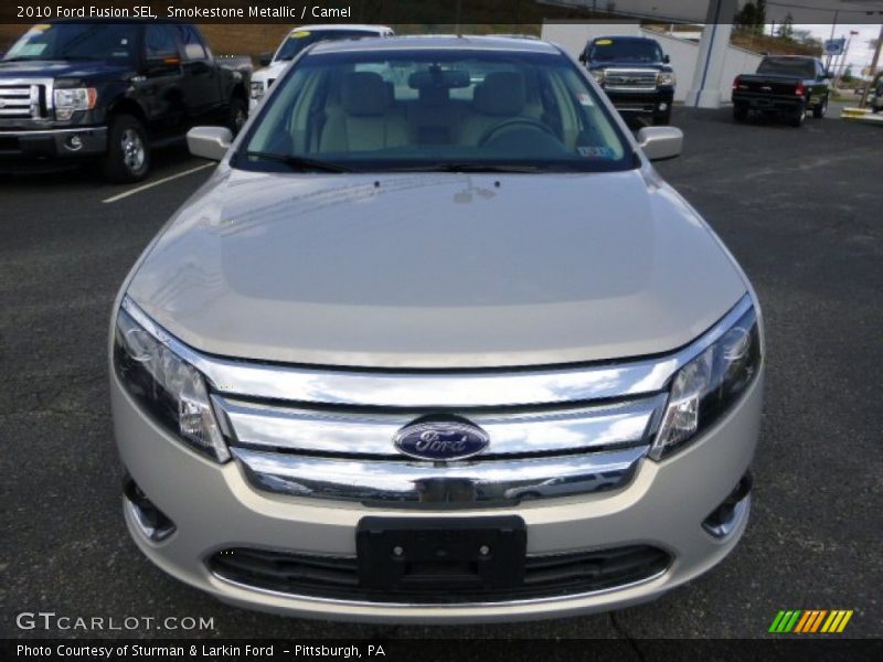 Smokestone Metallic / Camel 2010 Ford Fusion SEL
