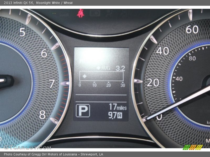 Moonlight White / Wheat 2013 Infiniti QX 56