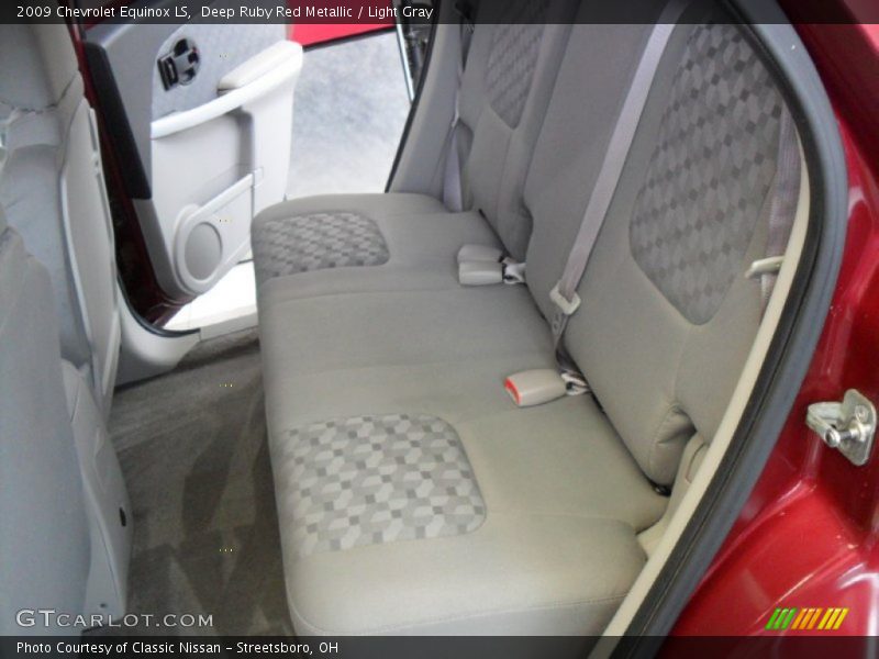 Deep Ruby Red Metallic / Light Gray 2009 Chevrolet Equinox LS