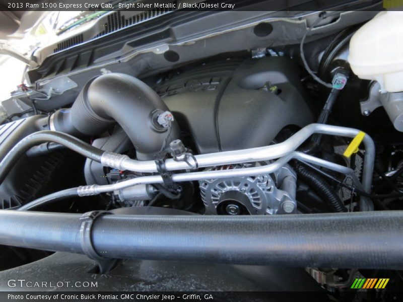 Bright Silver Metallic / Black/Diesel Gray 2013 Ram 1500 Express Crew Cab