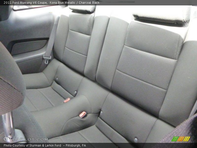 Kona Blue Metallic / Charcoal Black 2011 Ford Mustang V6 Coupe
