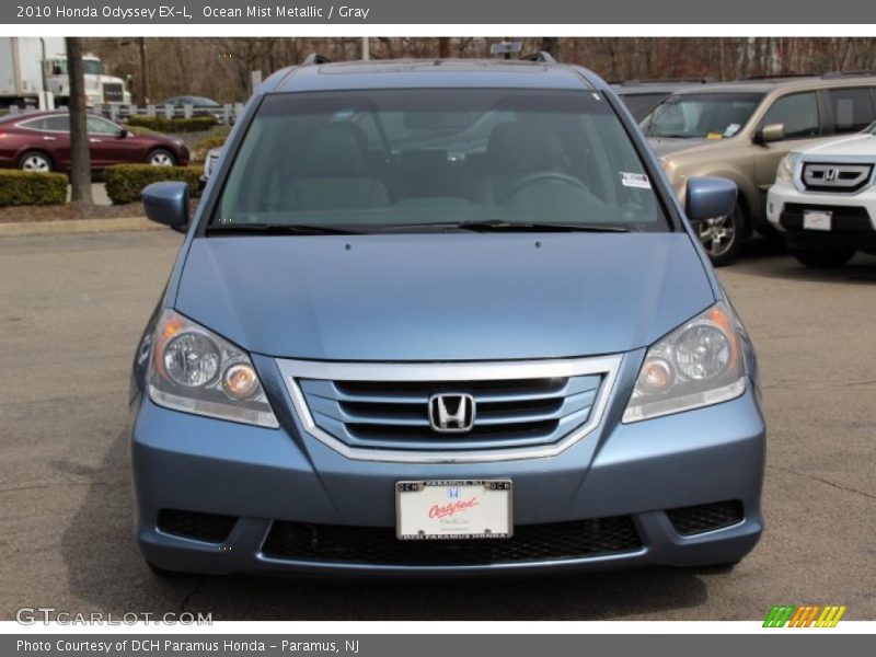 Ocean Mist Metallic / Gray 2010 Honda Odyssey EX-L