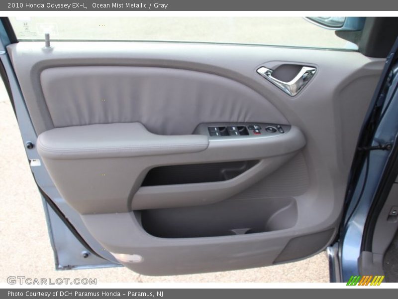 Ocean Mist Metallic / Gray 2010 Honda Odyssey EX-L