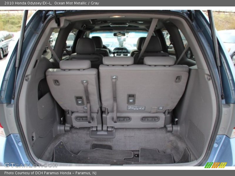 Ocean Mist Metallic / Gray 2010 Honda Odyssey EX-L