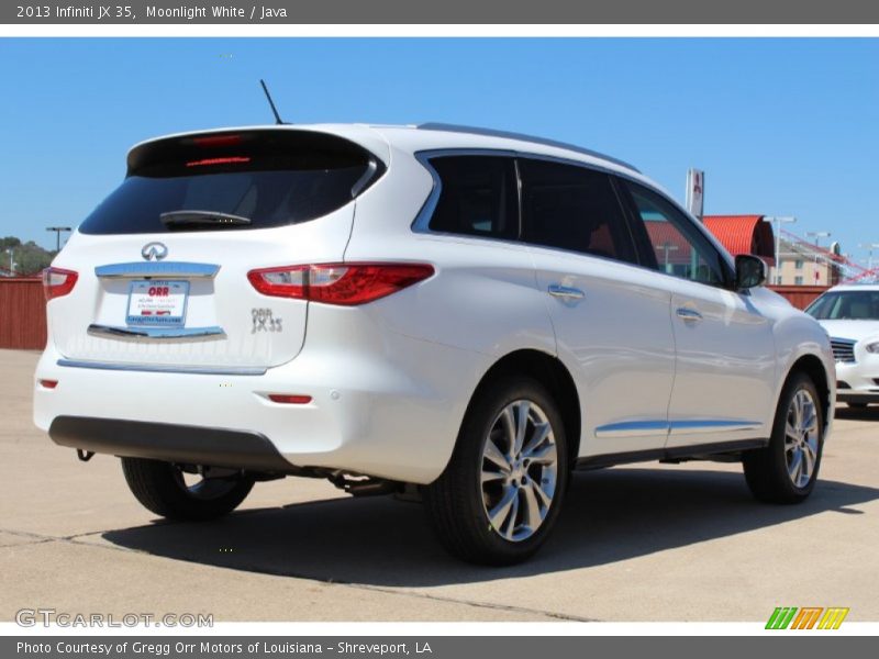 Moonlight White / Java 2013 Infiniti JX 35