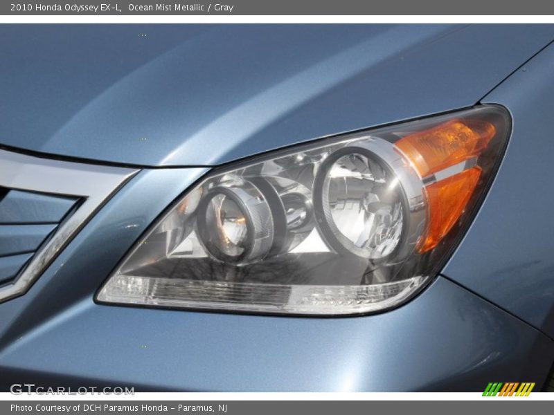 Ocean Mist Metallic / Gray 2010 Honda Odyssey EX-L