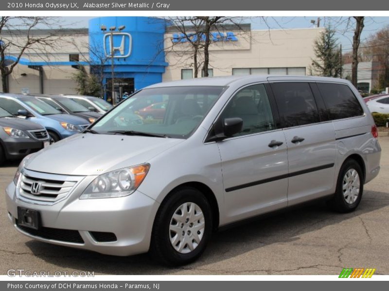 Alabaster Silver Metallic / Gray 2010 Honda Odyssey LX