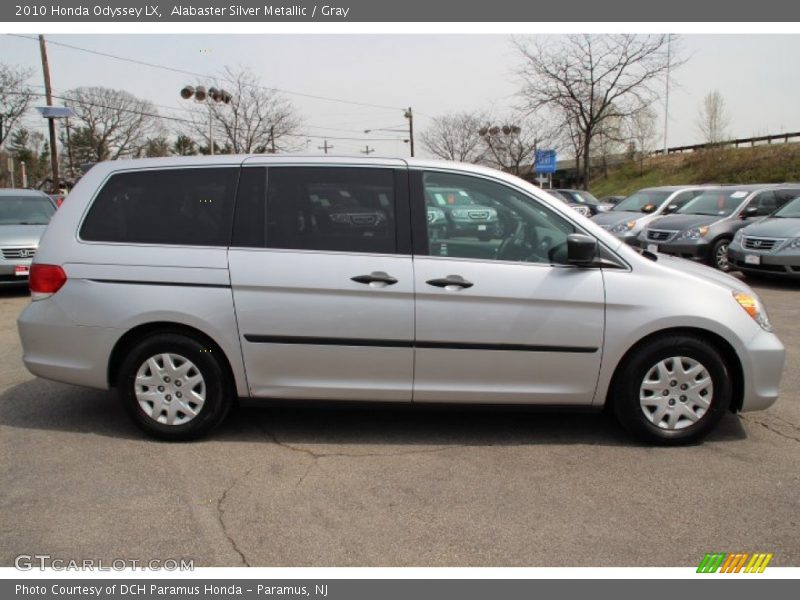 Alabaster Silver Metallic / Gray 2010 Honda Odyssey LX