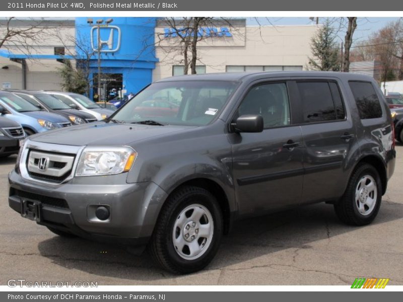 Polished Metal Metallic / Black 2011 Honda Pilot LX 4WD