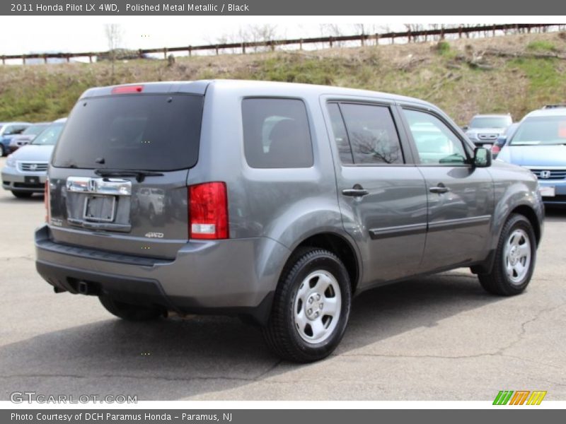 Polished Metal Metallic / Black 2011 Honda Pilot LX 4WD