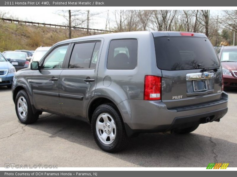 Polished Metal Metallic / Black 2011 Honda Pilot LX 4WD