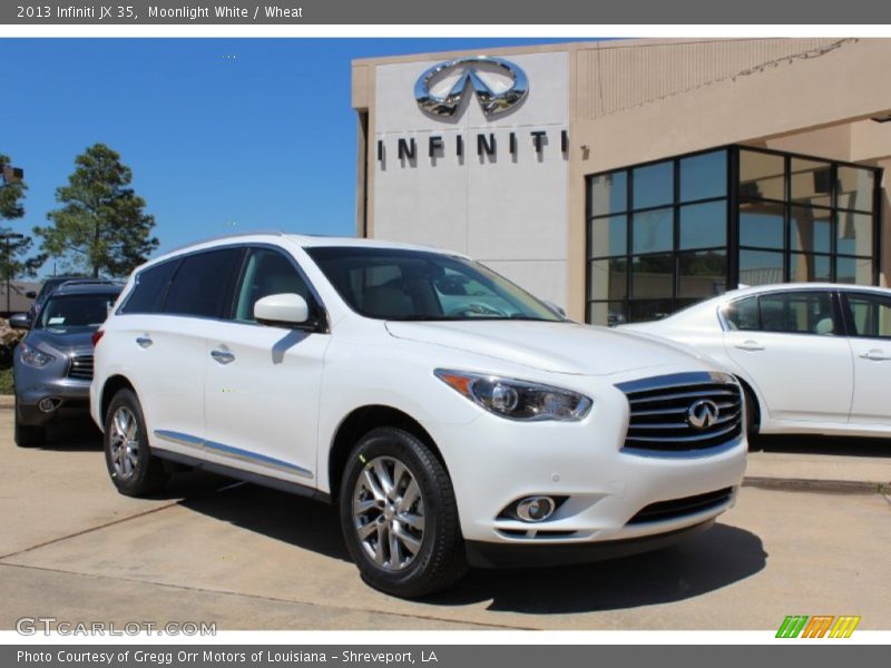 Moonlight White / Wheat 2013 Infiniti JX 35