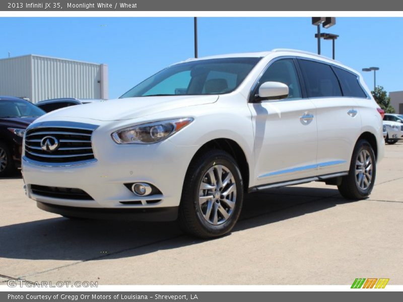 Moonlight White / Wheat 2013 Infiniti JX 35