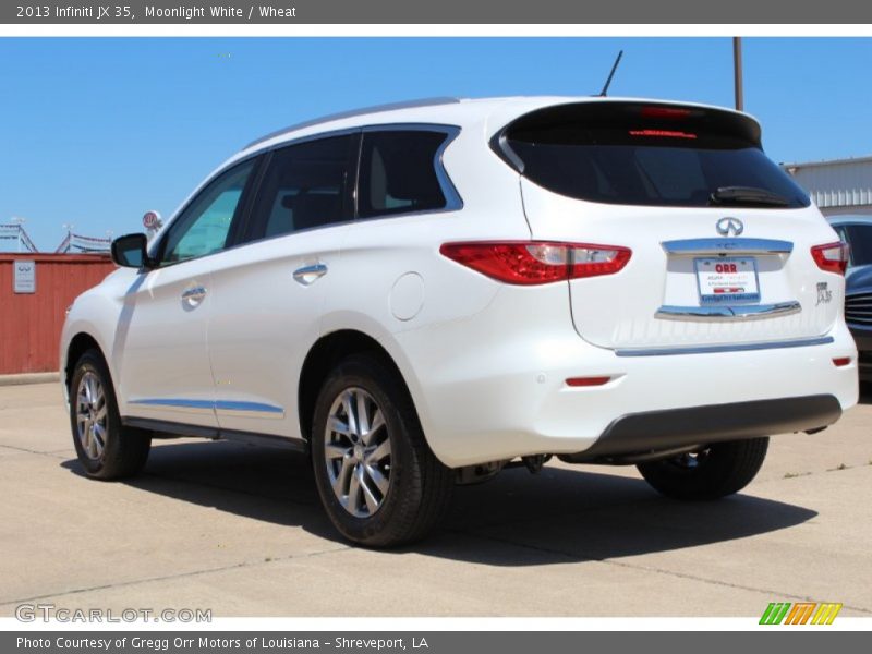 Moonlight White / Wheat 2013 Infiniti JX 35