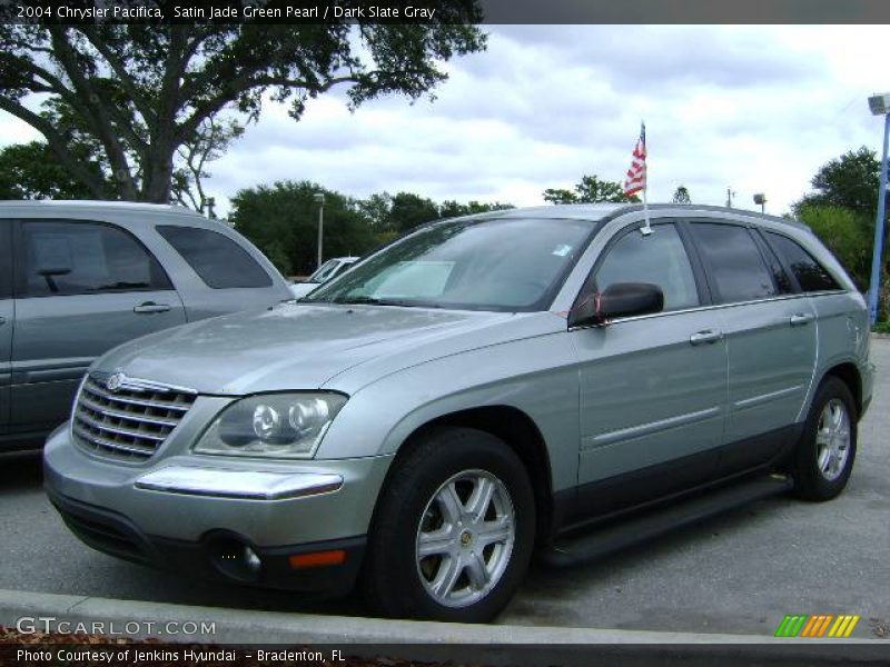 Satin Jade Green Pearl / Dark Slate Gray 2004 Chrysler Pacifica