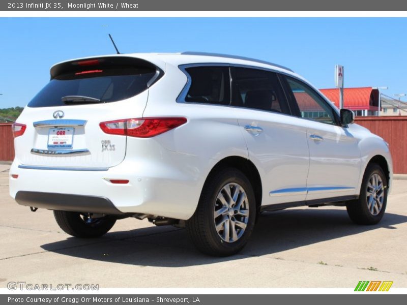 Moonlight White / Wheat 2013 Infiniti JX 35