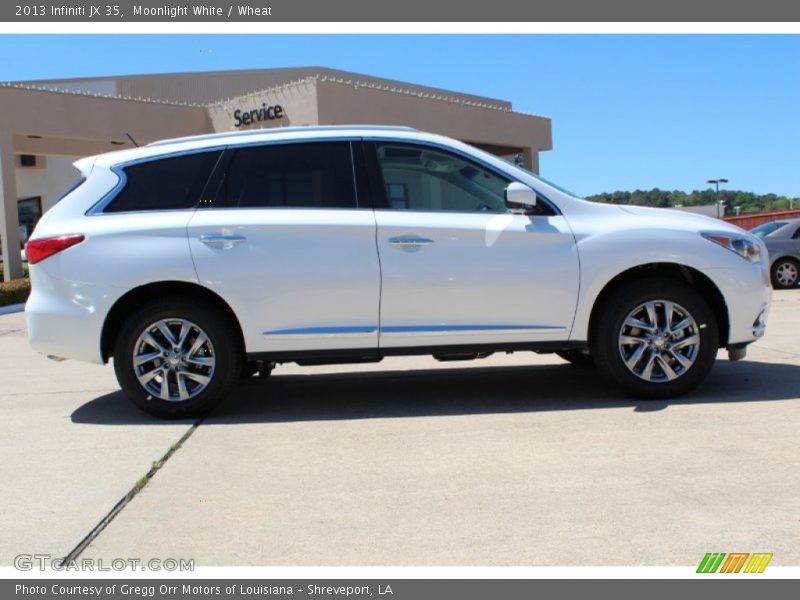 Moonlight White / Wheat 2013 Infiniti JX 35