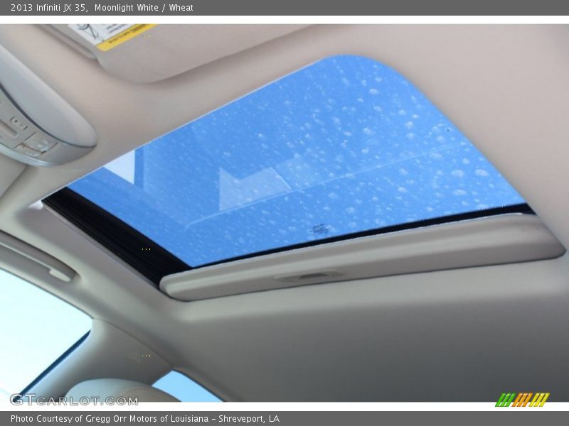 Moonlight White / Wheat 2013 Infiniti JX 35