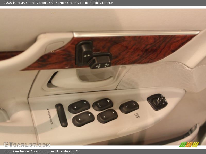 Spruce Green Metallic / Light Graphite 2000 Mercury Grand Marquis GS