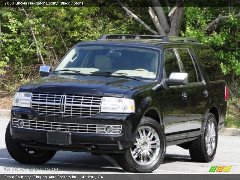 Black / Stone 2008 Lincoln Navigator Luxury