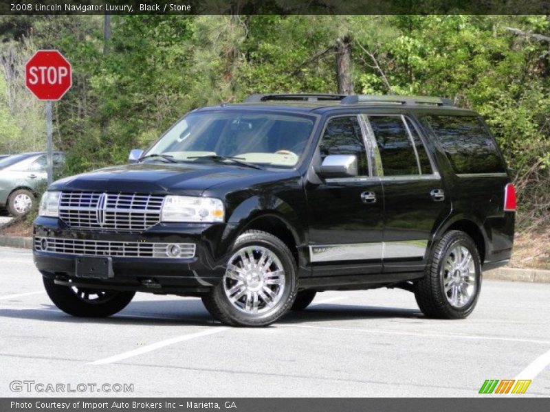 Black / Stone 2008 Lincoln Navigator Luxury