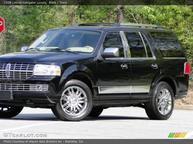 Black / Stone 2008 Lincoln Navigator Luxury