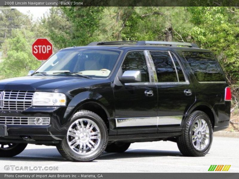 Black / Stone 2008 Lincoln Navigator Luxury