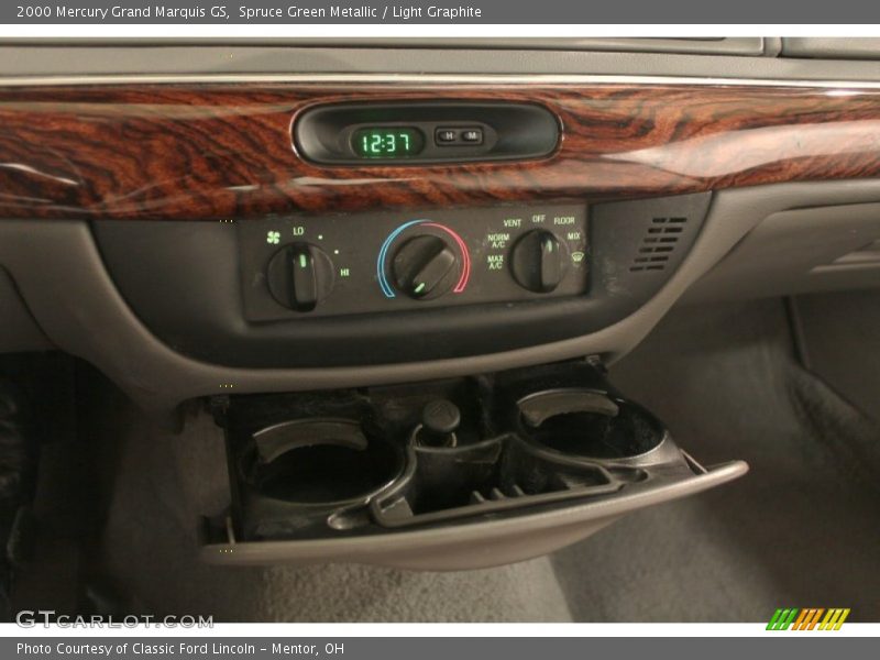 Spruce Green Metallic / Light Graphite 2000 Mercury Grand Marquis GS