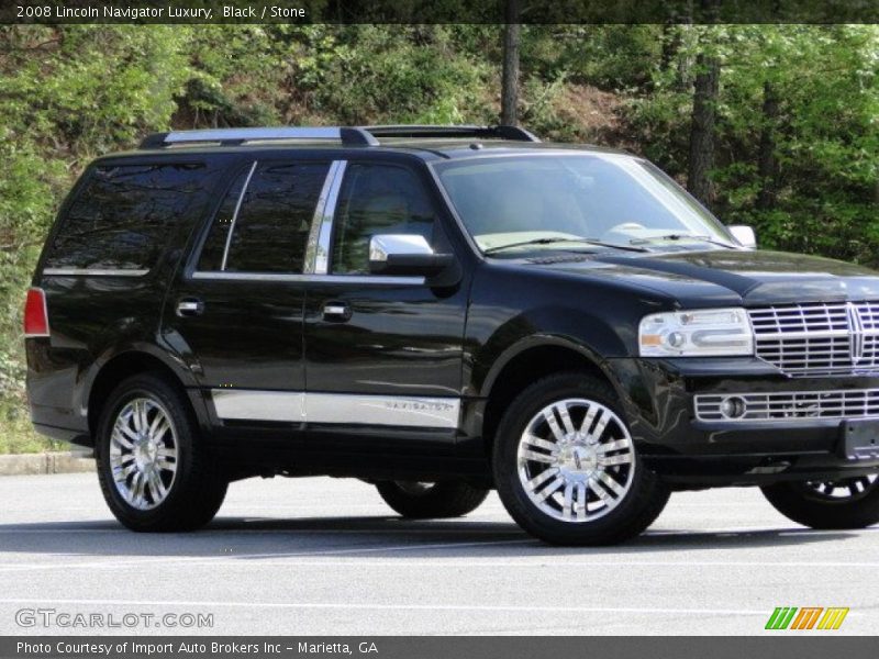 Black / Stone 2008 Lincoln Navigator Luxury