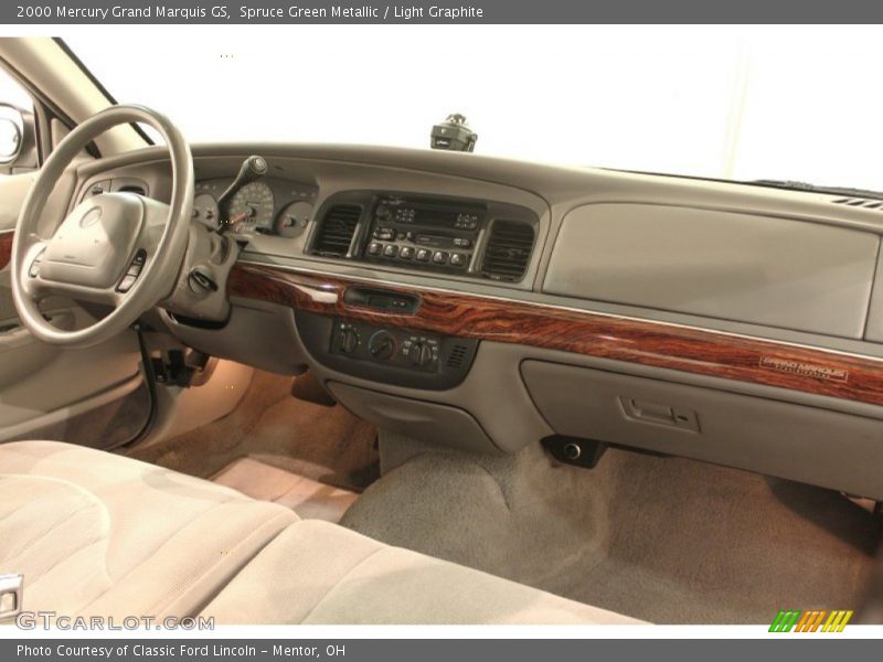 Spruce Green Metallic / Light Graphite 2000 Mercury Grand Marquis GS