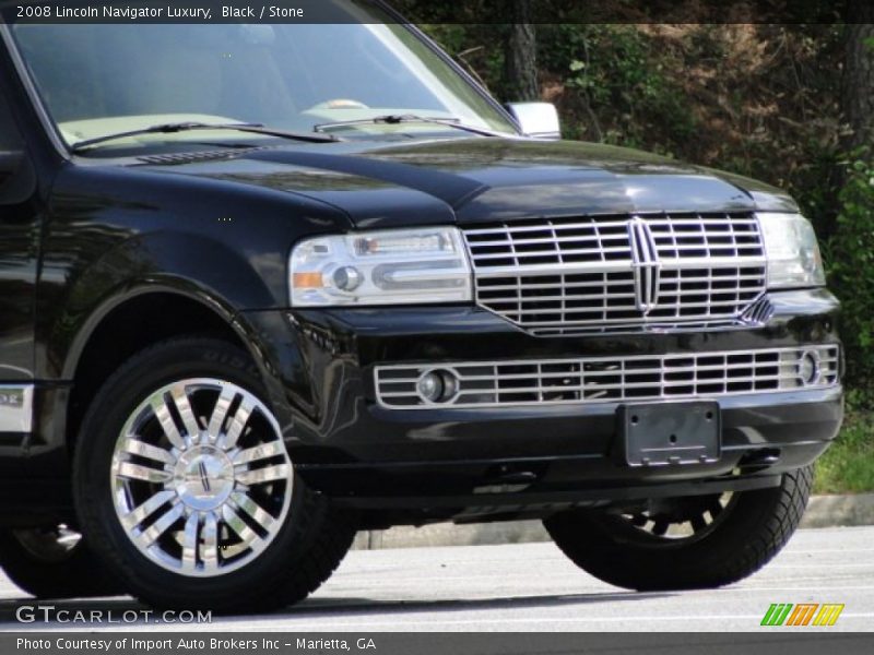 Black / Stone 2008 Lincoln Navigator Luxury