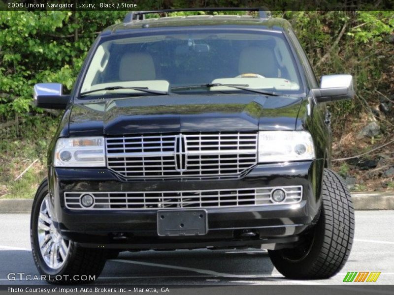 Black / Stone 2008 Lincoln Navigator Luxury