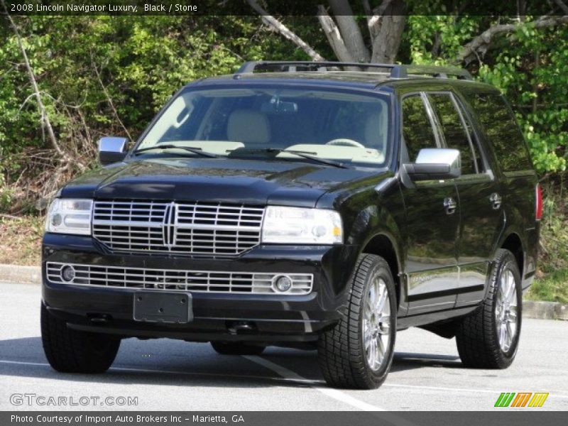 Black / Stone 2008 Lincoln Navigator Luxury