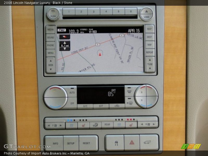 Navigation of 2008 Navigator Luxury