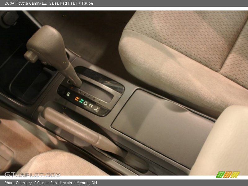 Salsa Red Pearl / Taupe 2004 Toyota Camry LE