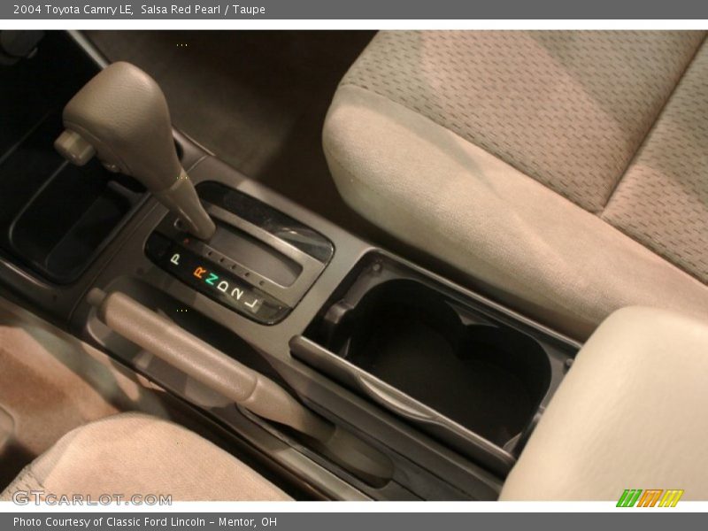 Salsa Red Pearl / Taupe 2004 Toyota Camry LE