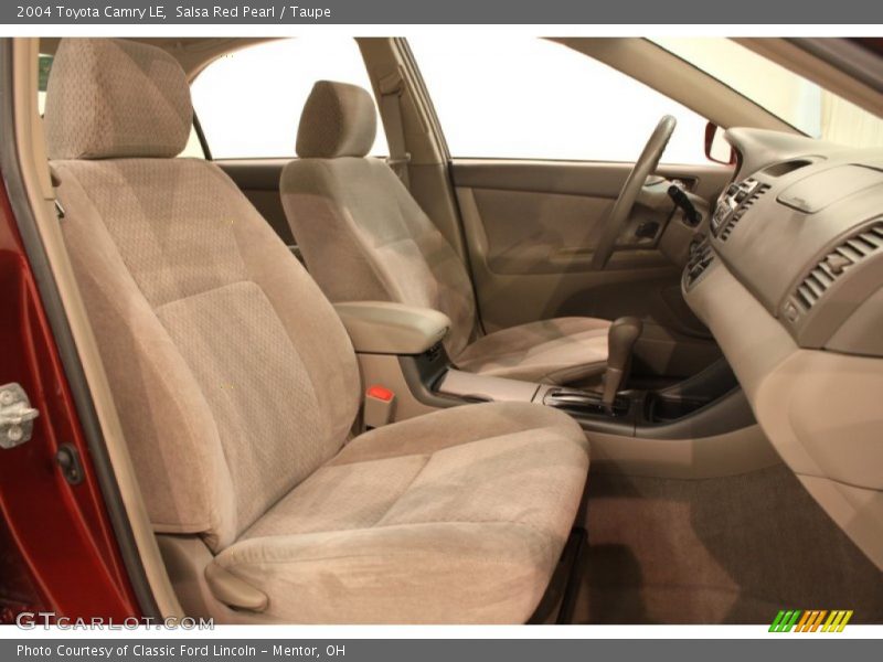 Salsa Red Pearl / Taupe 2004 Toyota Camry LE