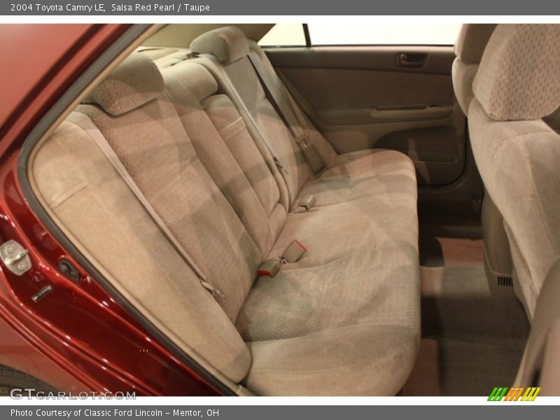 Salsa Red Pearl / Taupe 2004 Toyota Camry LE