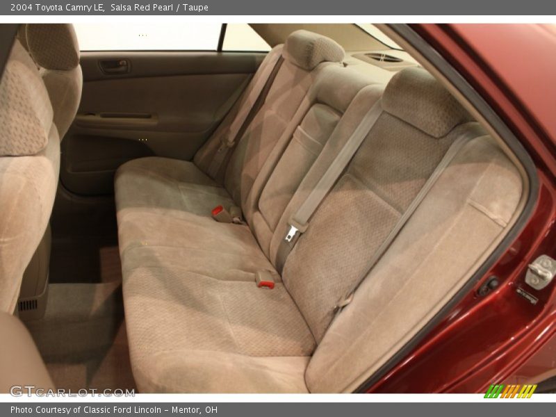 Salsa Red Pearl / Taupe 2004 Toyota Camry LE
